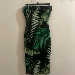 Tropical Midi dress